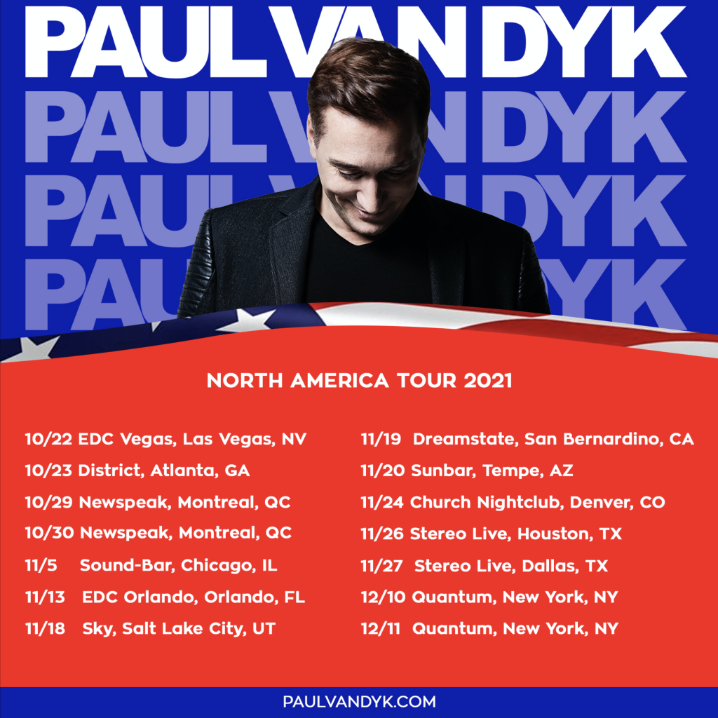 paul van dyk tour schedule